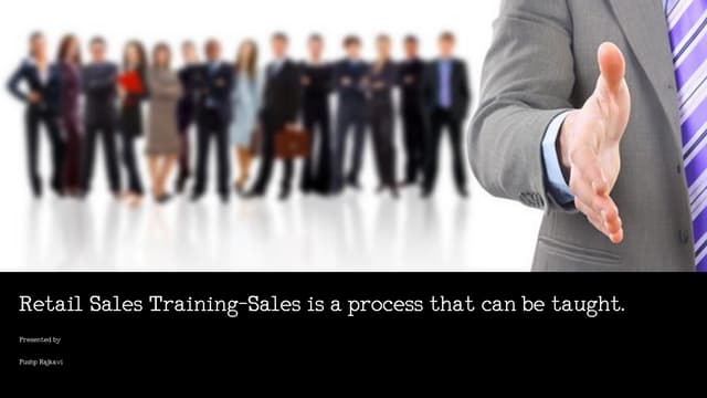 Retail sales training