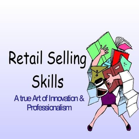 Retail selling skills