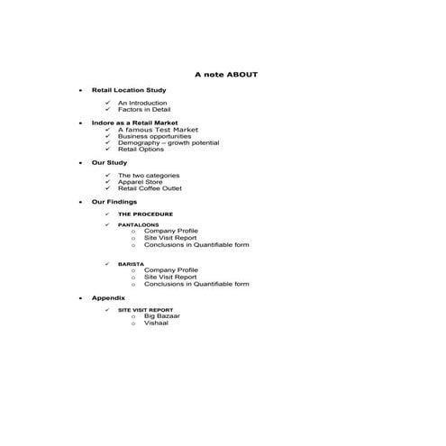 Retail  Store  Location