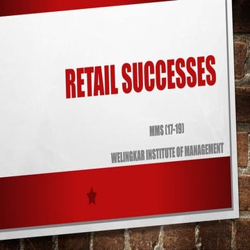 Retail success story