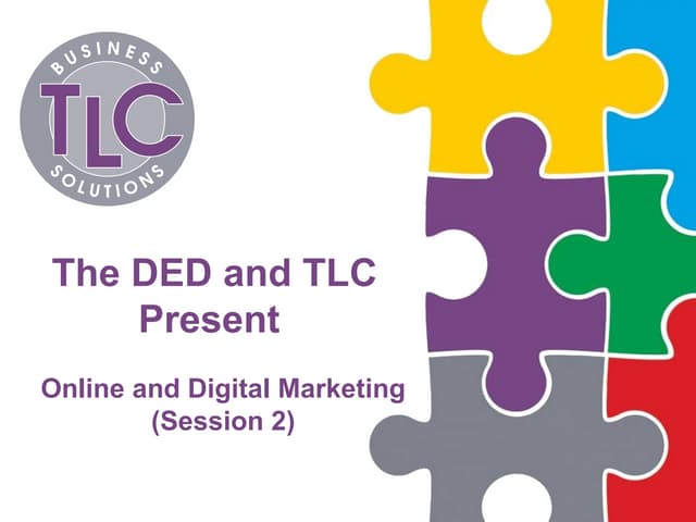 Digital Retail Training Session Two