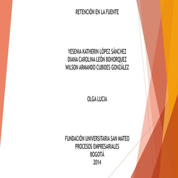 Retención en la fuente