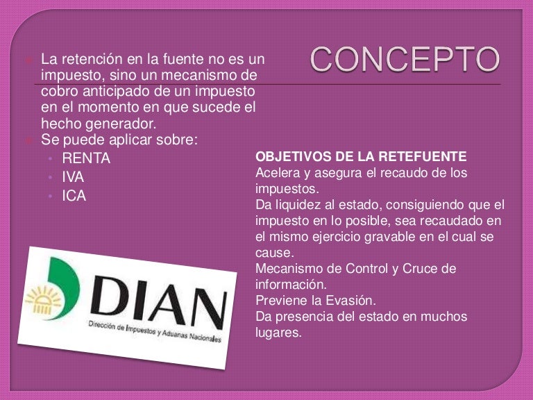 Retencion en la fuente