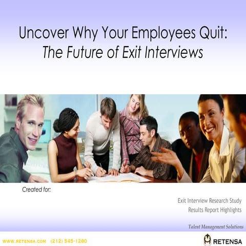 Exit Interview Research Study Abstract: Unlocking Why Employees Quit ...