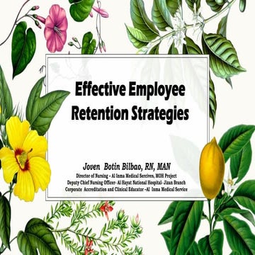 Retention strategies