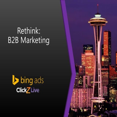 Rethink: B2B Marketing