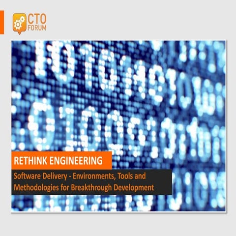 Rethink Engineering: Software Delivery | PPTX