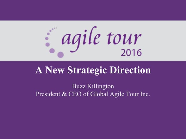 Rethinking Agile Transformation - Agile Tour Montreal Keynote
