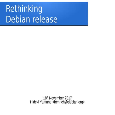 Rethinking debian-release