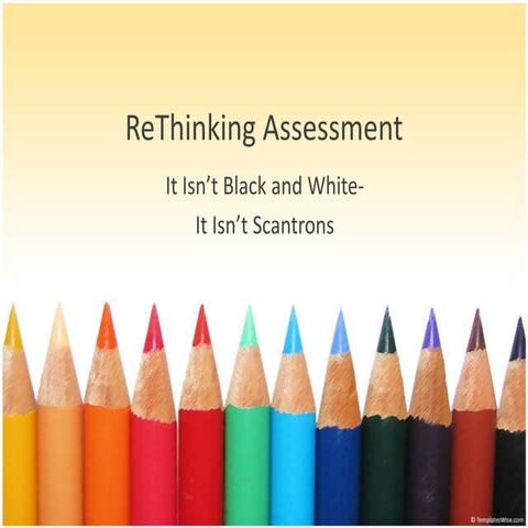 Re Thinking Assessment