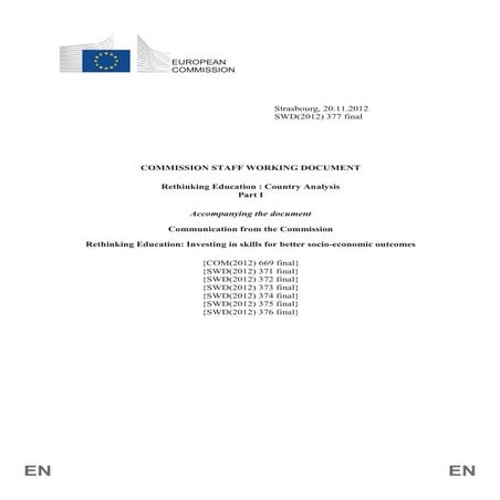 A new Rethinking Education strategy - Europe