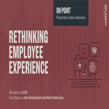 Rethinking employee experience