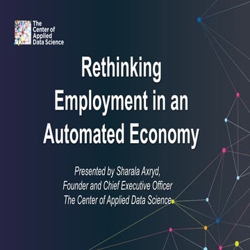 Rethinking Employment in an Automated Economy