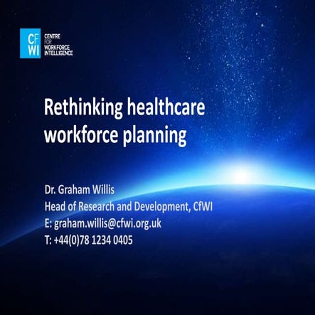 Rethinking healthcare workforce planning
