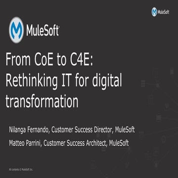 Rethinking it for digital transformation