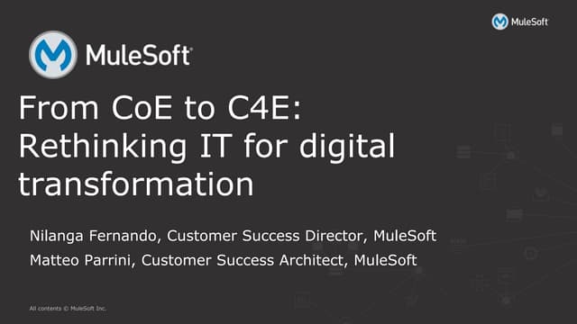 Rethinking it for digital transformation