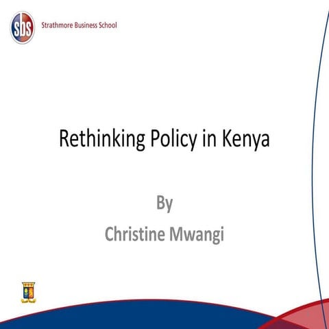 Rethinking policy kenya 