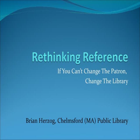 Rethinking reference