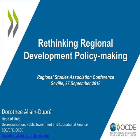 Rethinking regional development policymaking