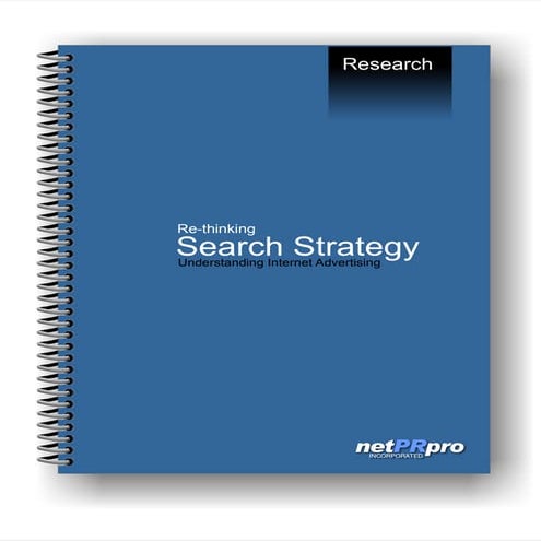ReThinking Search Strategy from netPRpro, Inc.