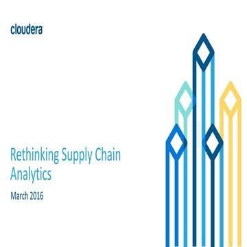 Rethinking Supply Chain Analytics
