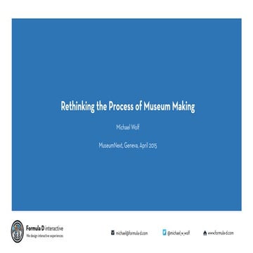 Rethinking the process of museum making  
