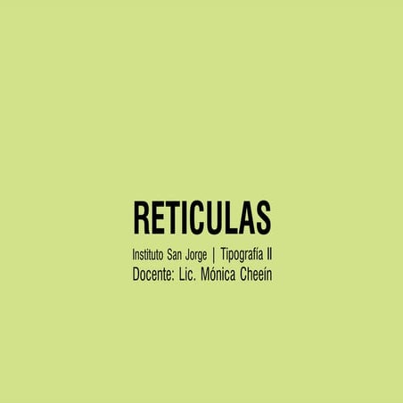 Construcción de reticulas | PDF
