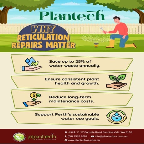 Reticulation Repairs in Perth | Plantech | PDF