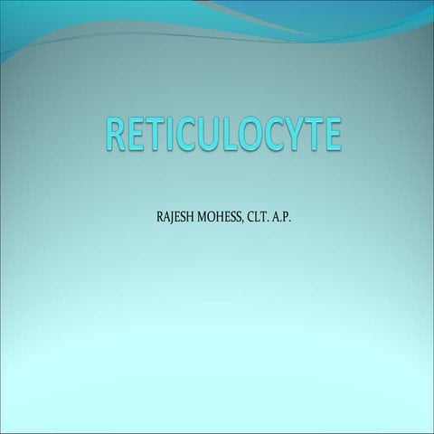 Reticulocyte count