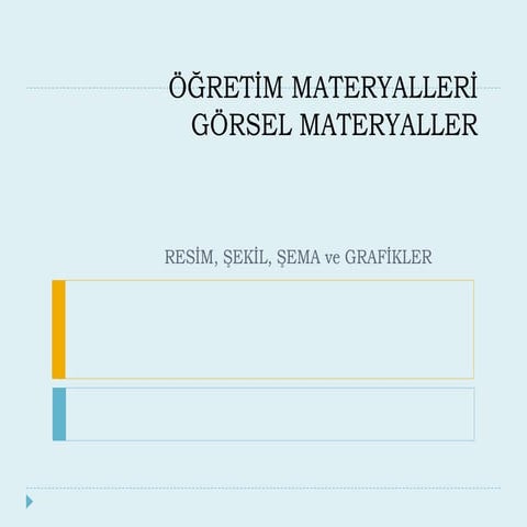öğReti̇m materyalleri̇