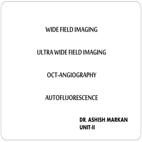 Retinal imaging