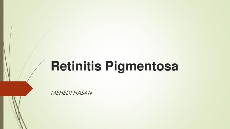 retinitis pigmentosa definition