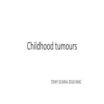 Retinoblastoma revision notes 