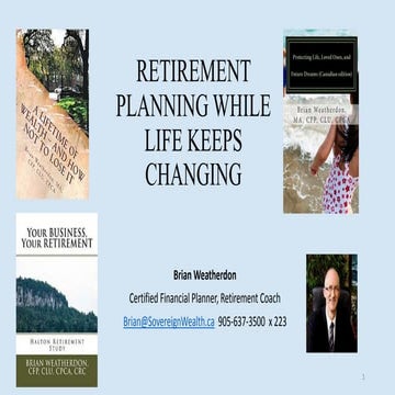 Retirement Planning while Life Keeps Changing 