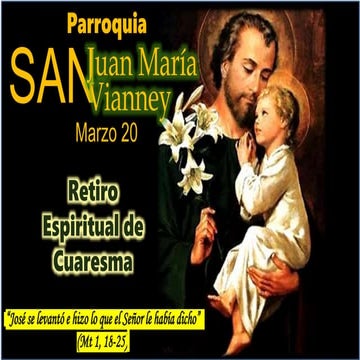 Retiro Espiritual - Con la Figura de San José | PPTX