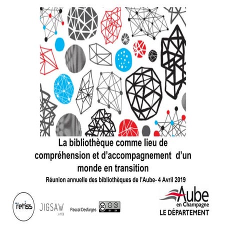 Intervention de Pascal Desfarges de Retiss à la Médiathèque départementale de...