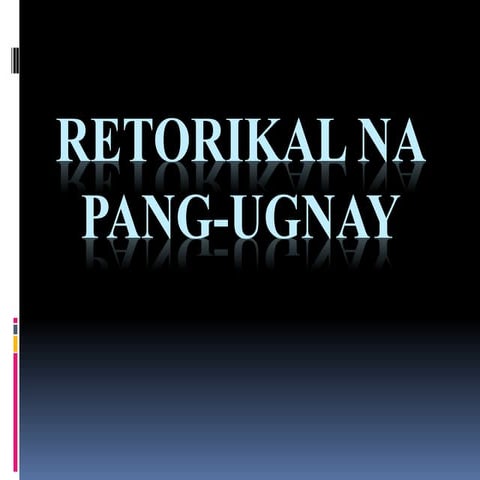 Retorikal na pag uugnay