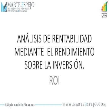 Retorno de la inversión, análisis dupont