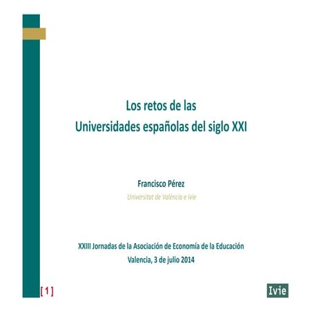 Retos de la universidad española