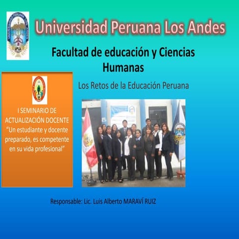 Retos de la educación peruana