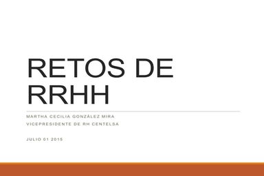 Retos de RRHH