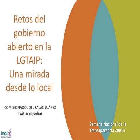 Retos del Gobierno Abierto