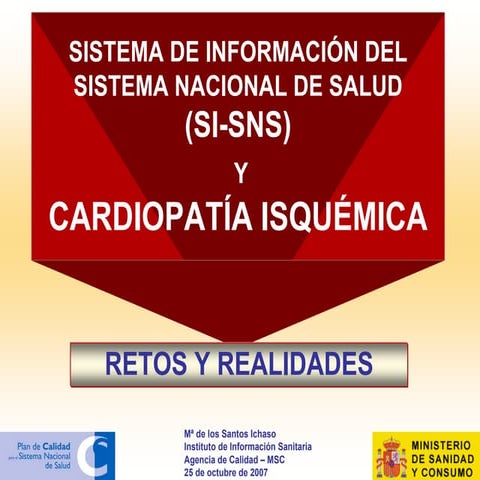 Retos del Sistema de Información Sanitario en el seguimiento de la Estrategia