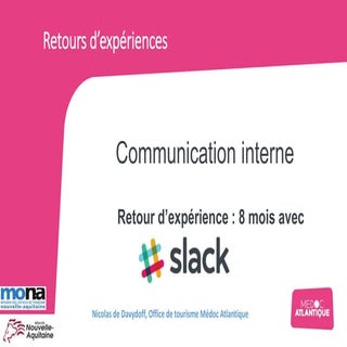 Retours d’expérience : communiquer ...