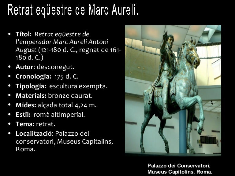 Retrat Equestre De Marc Aureli