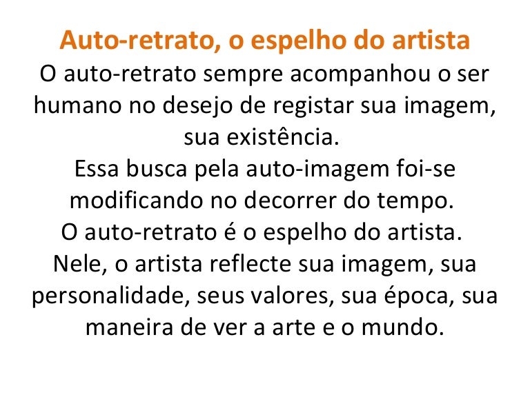 Retrato e auto retrato Retrato e auto retrato