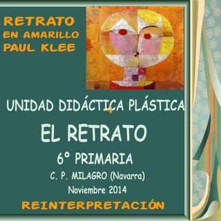 U.D- de Plástica. Retrato en Amaril...