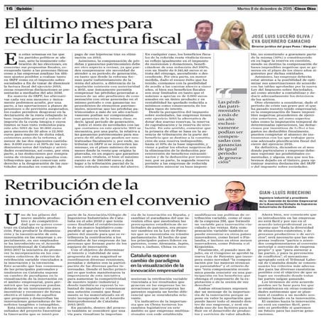 Retribución de la innovacion en el convenio