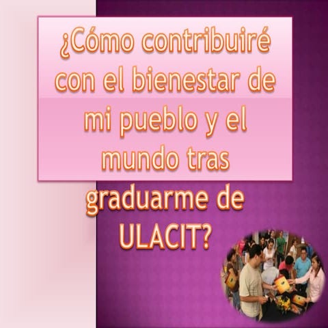 Retribuir En El Futuro Al Mundo