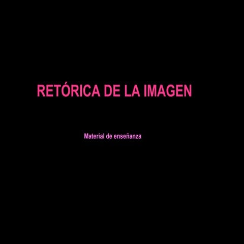Retórica de la imagen